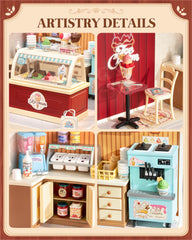 Rolife Super Creator gelato cones add authentic dessert shop detail