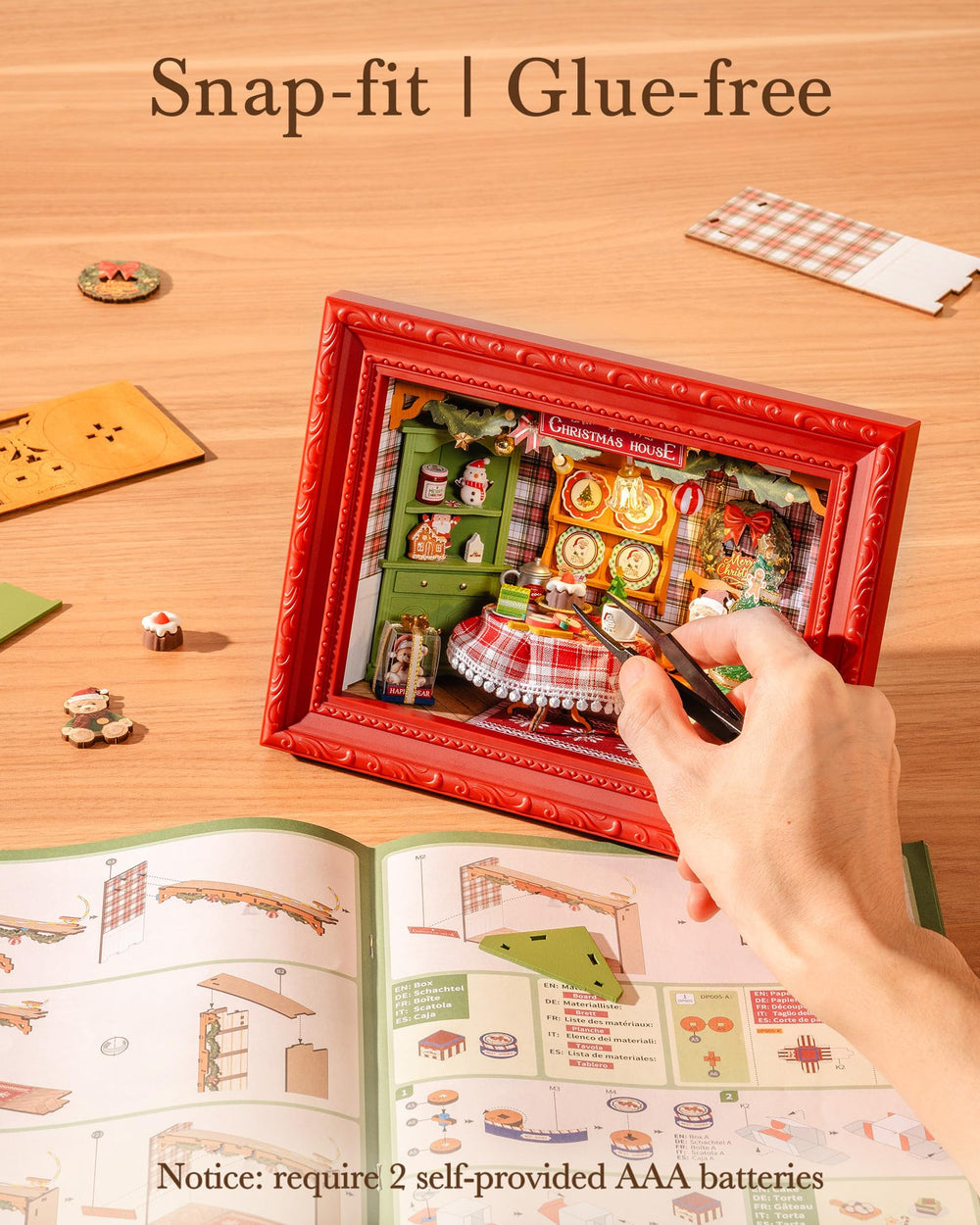 Rolife wall-hanging mini house adds depth to space