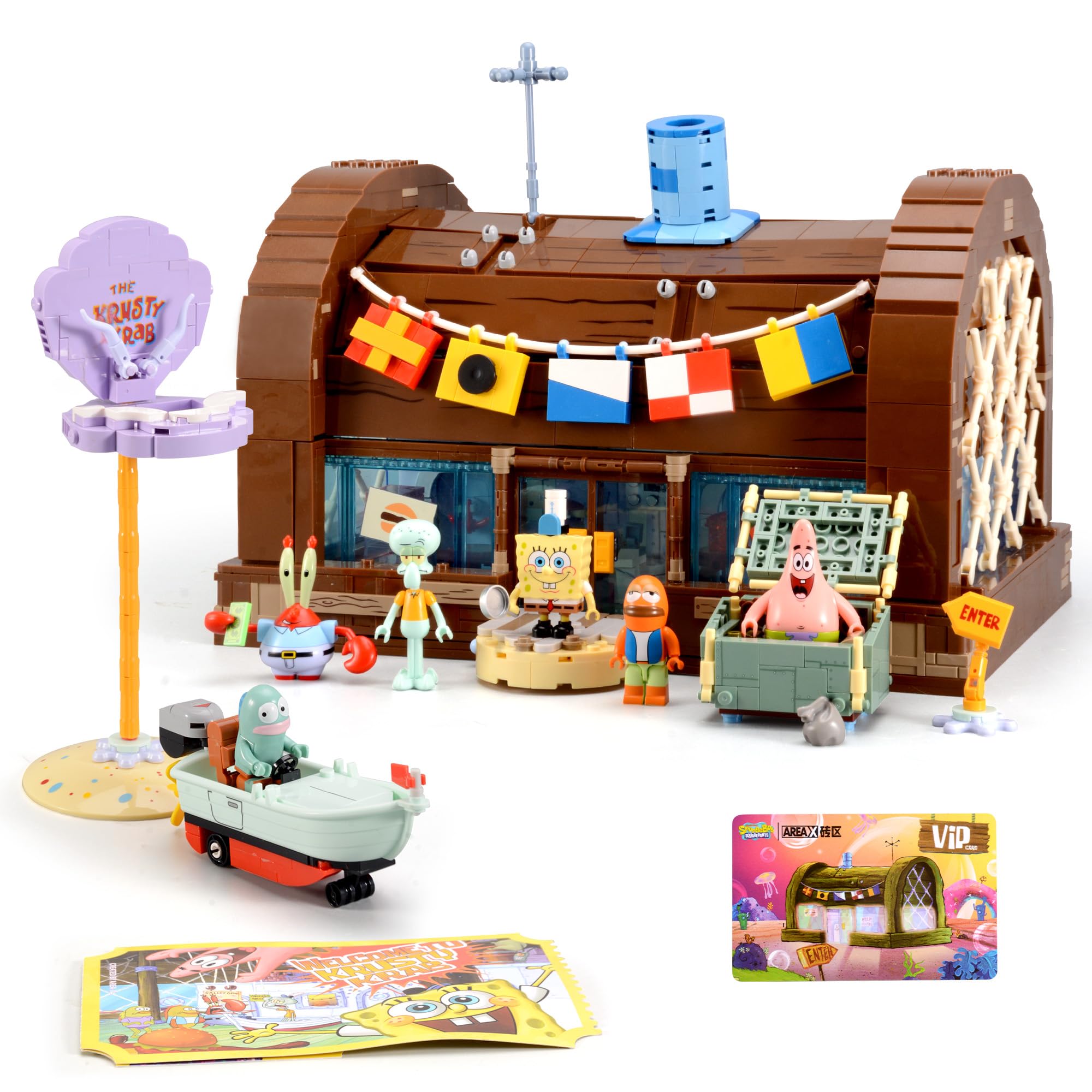 ROLOSO Pineapple House bricks with display box for imaginative play