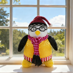 RomanticMalflc Penguin Plush removable clothes; promotes imaginative dress-up play.
