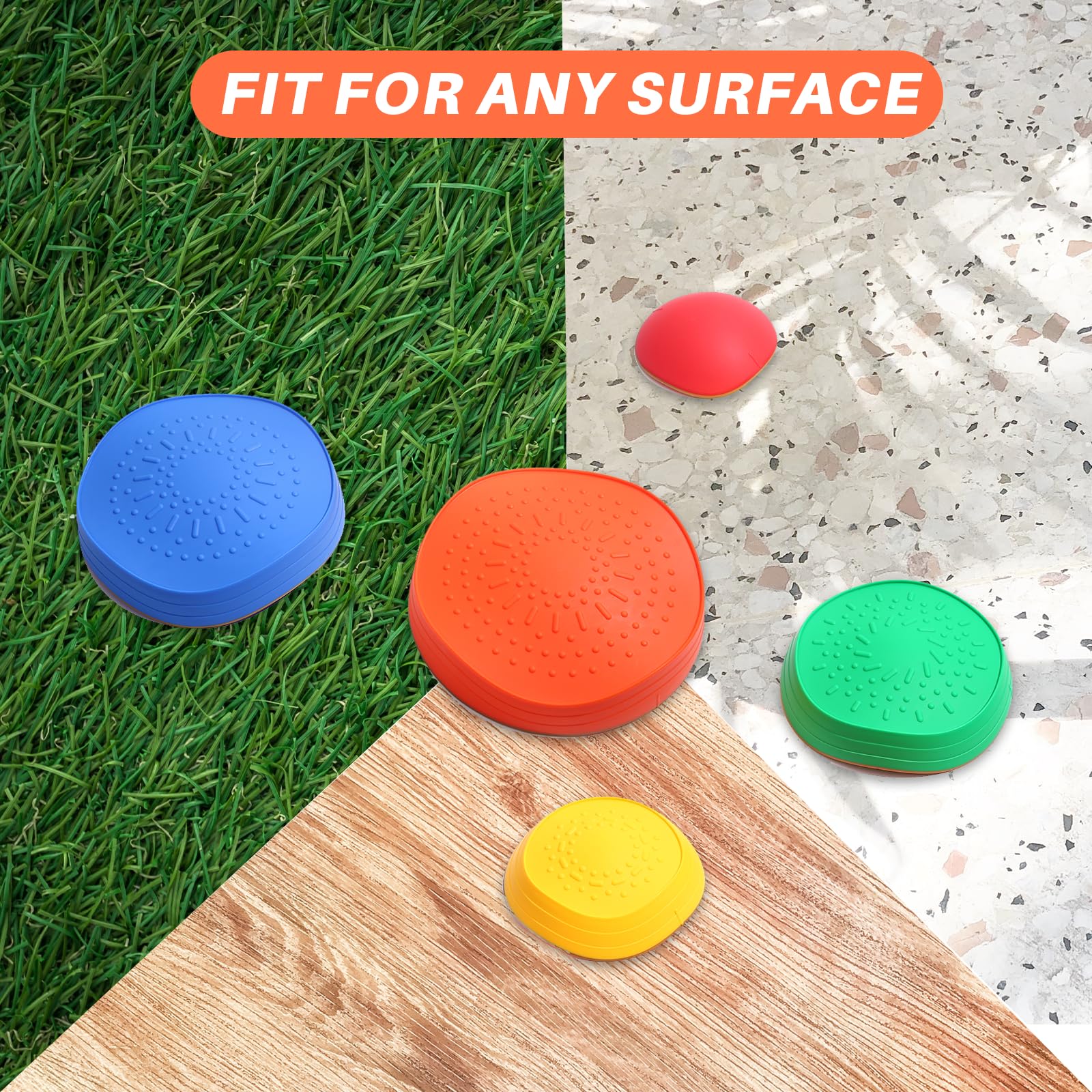 Romrex balance stones aiding color recognition through imaginative play