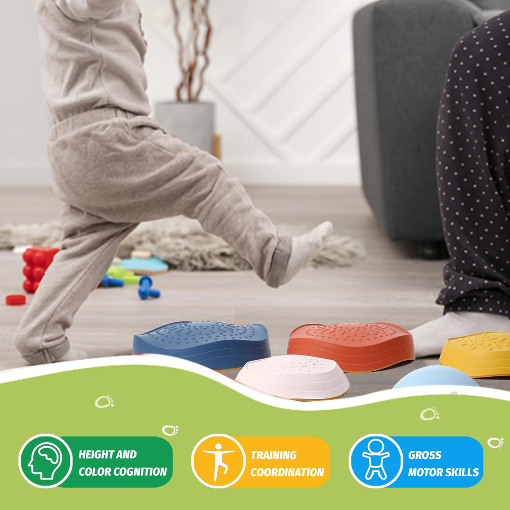 Romrex balance stones suitable for indoor and outdoor use on various floors