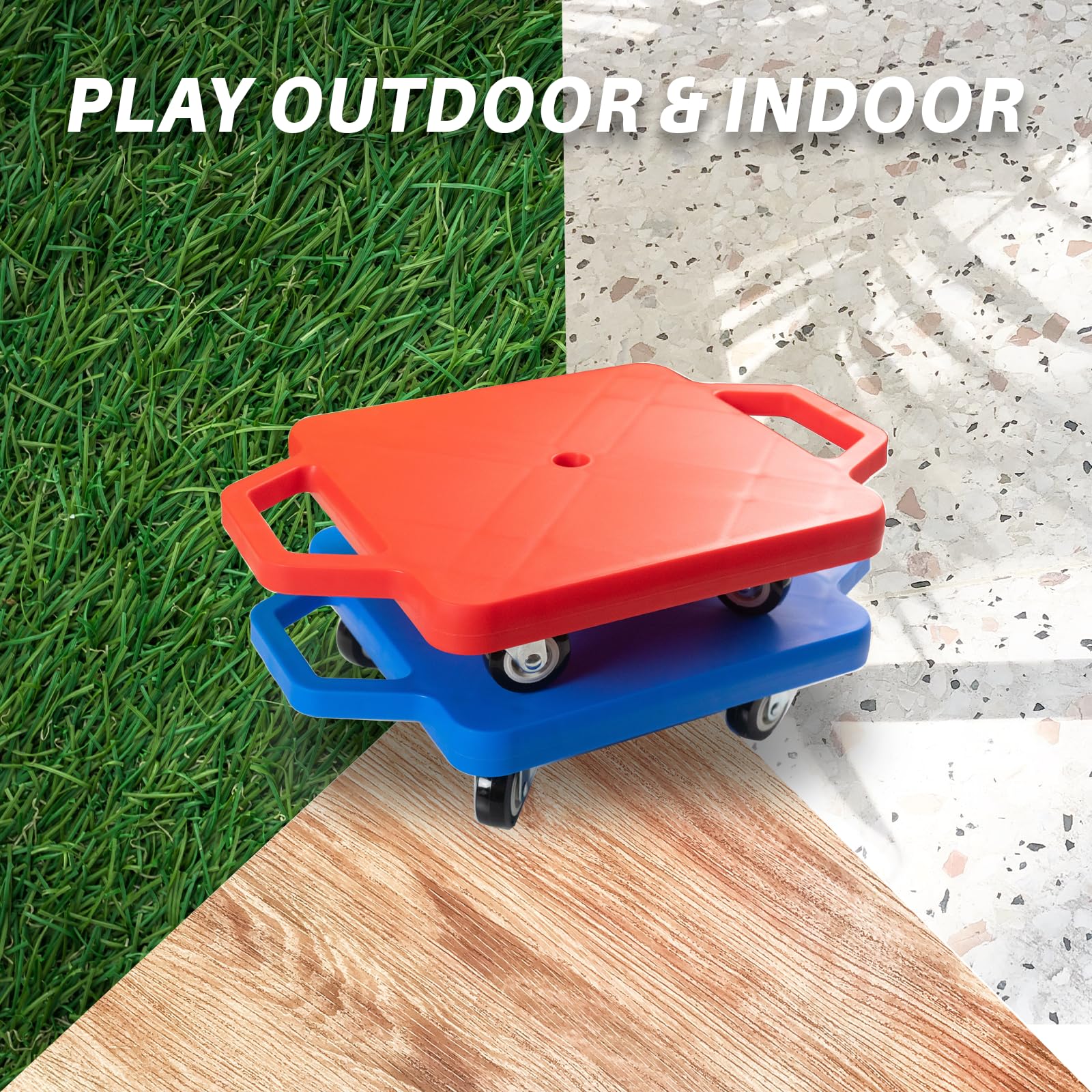 romrex durable plastic body resists deformation during active play