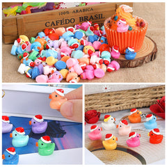 ROMROC 160pcs aquarium decor ducks for cute tank accents.
