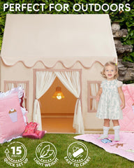 RONGFA indoor-outdoor teepee tent suits versatile play spaces.