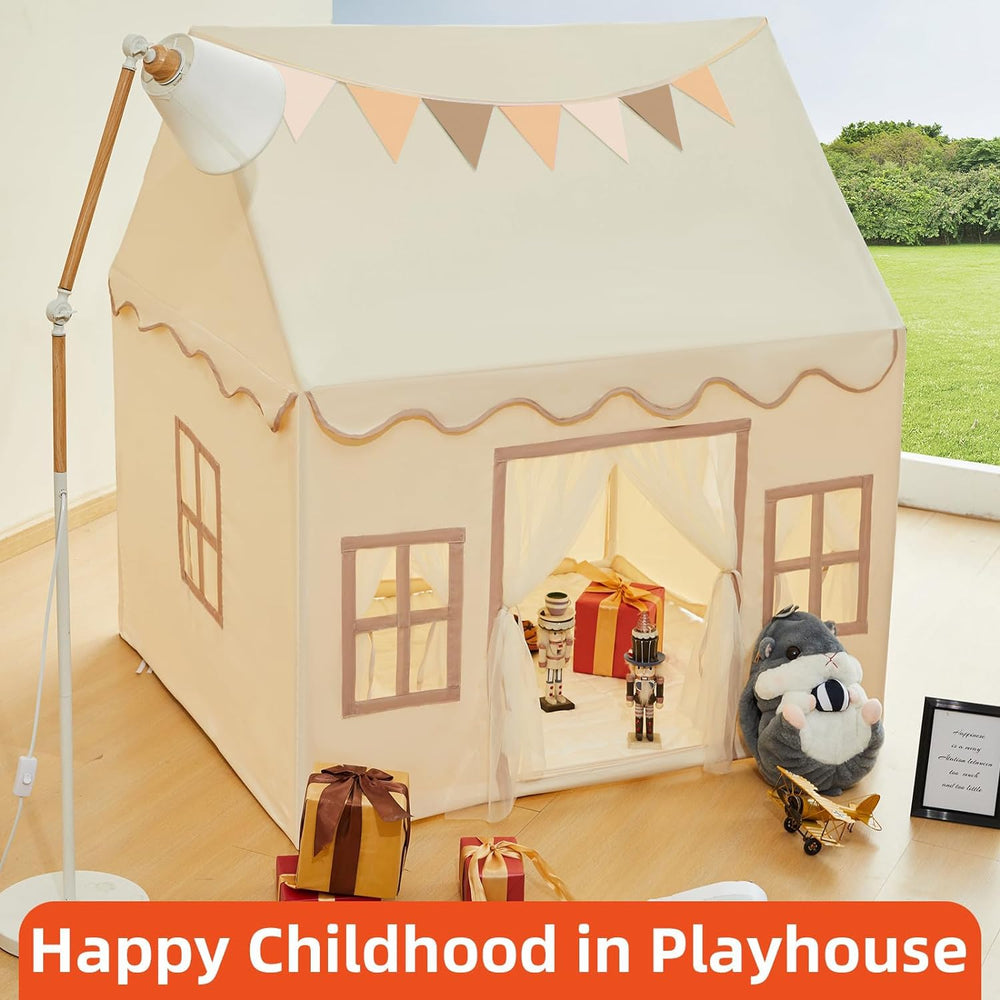 The RongFa Playhouse quick assembly takes about ten minutes.