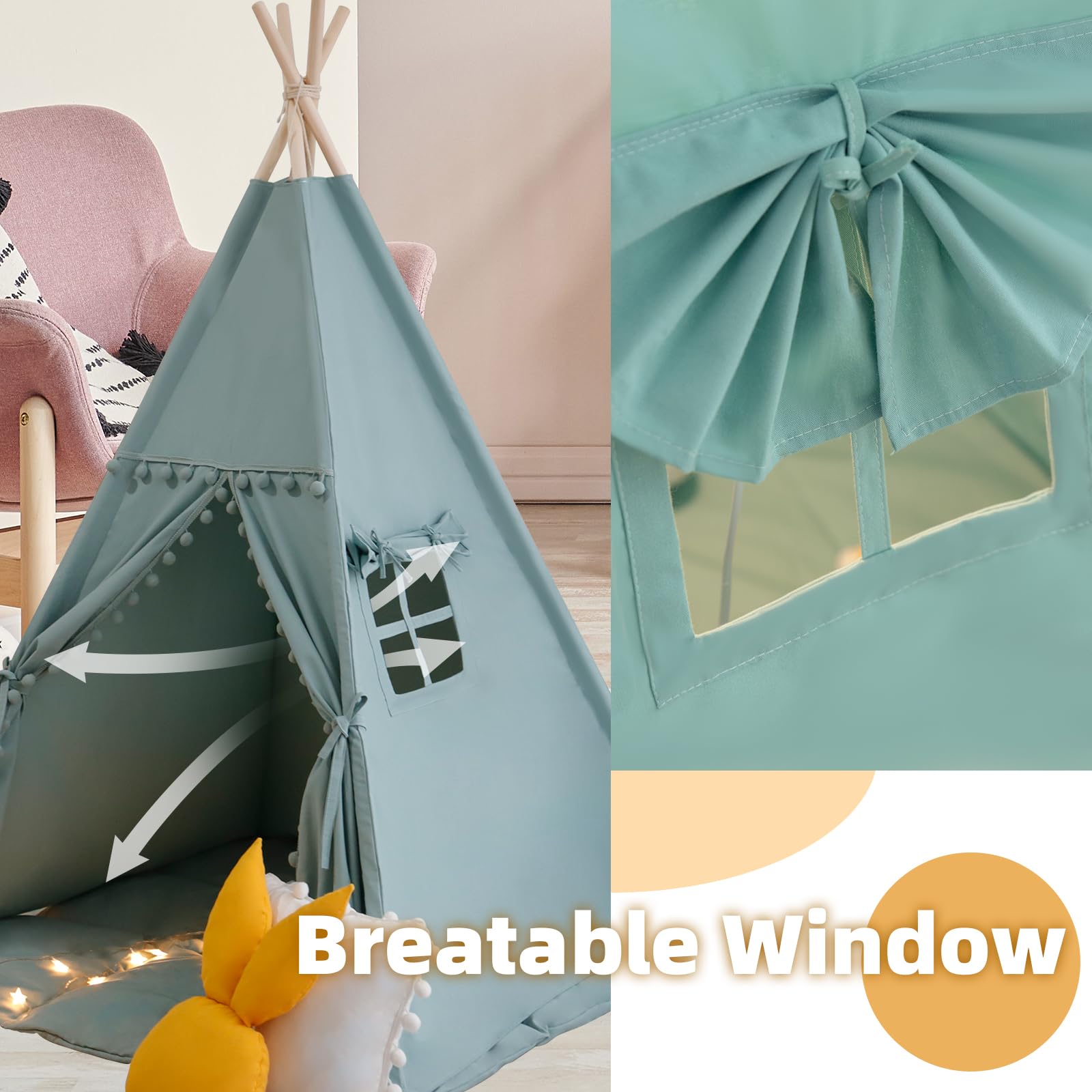 RONGFA Teepee Tent carry case for easy transport