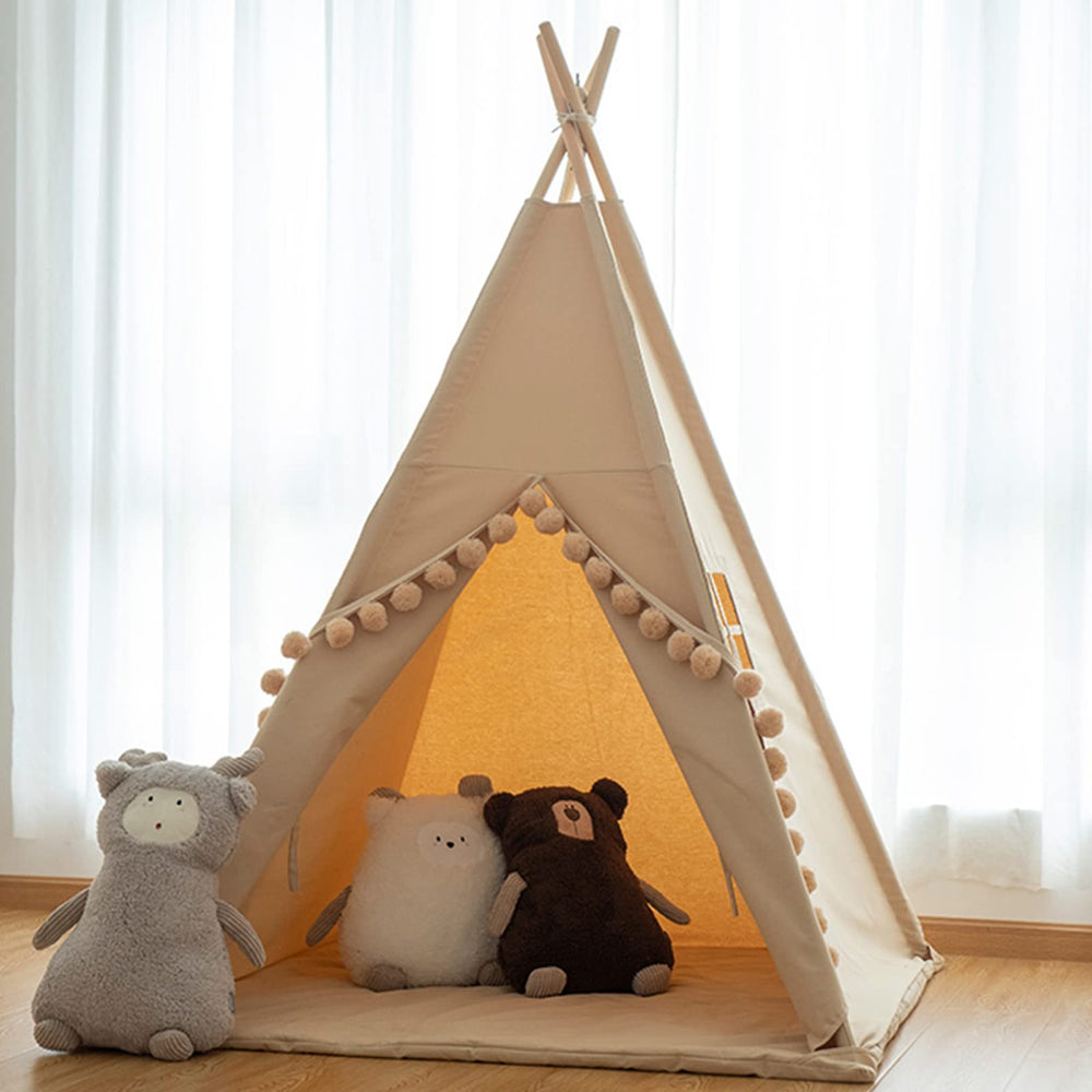 RONGFA Teepee Tent Flap Door provides easy access and privacy.