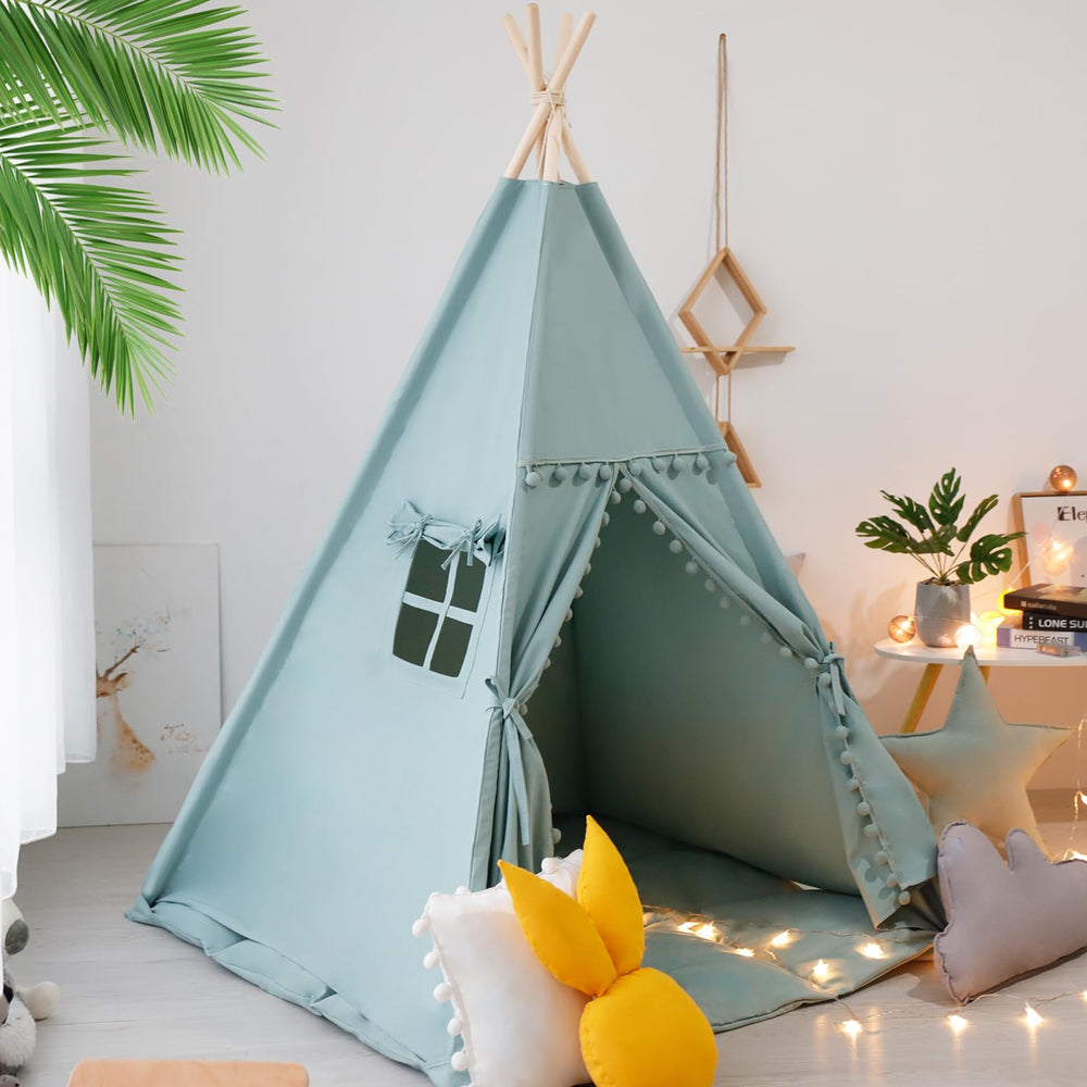 RONGFA Teepee Tent with star lights for magical nighttime reading