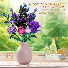 Rongmeiz bouquet-building-set pink roses for soft centerpieces and joyful occasions.
