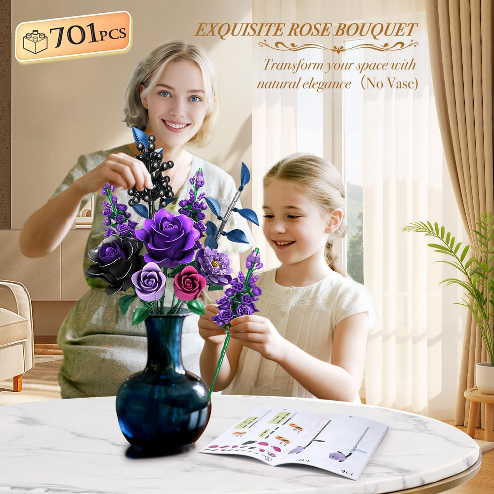 Rongmeiz bouquet-building-set red roses ideal for romantic gifts and celebrations.