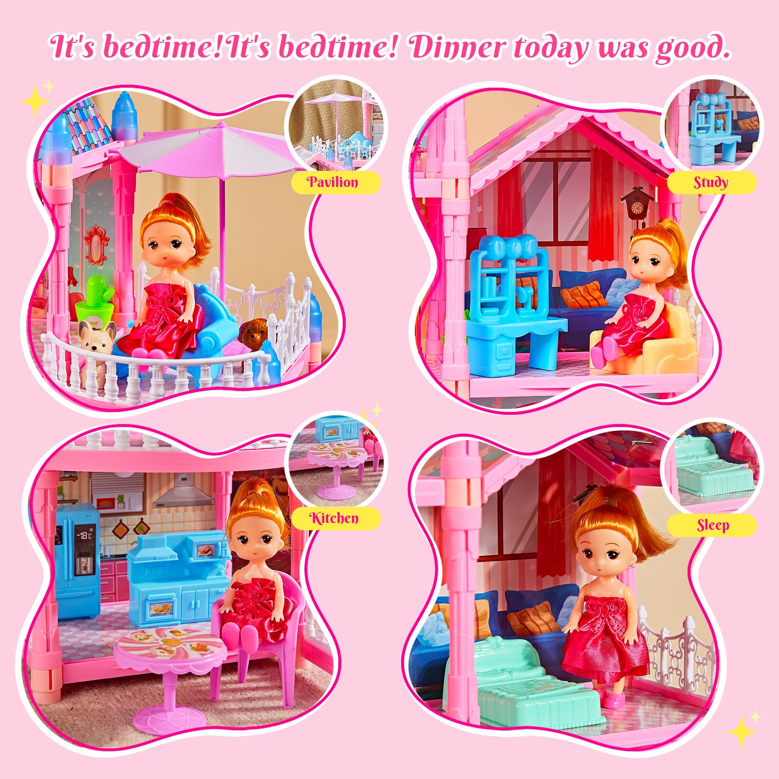 Rongmeiz princess figures enhancing storytelling adventures