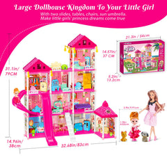 Rongmeiz dollhouse-kitchen with dining set encouraging daily routine play.