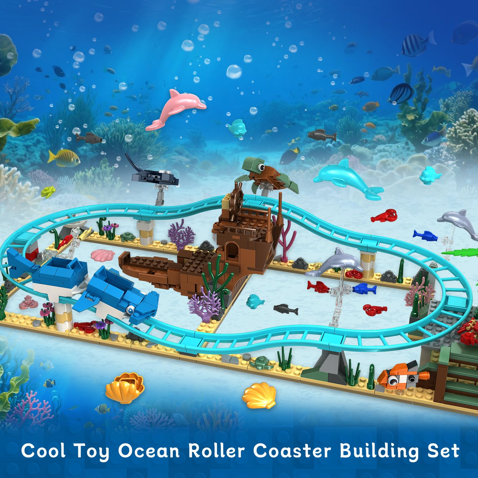 Rongmeiz Explorer Ship: durable building experience supports fine motor skills and imagination