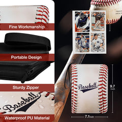 RONMONG binder open pages reveal spacious 440-card capacity for organized collections.