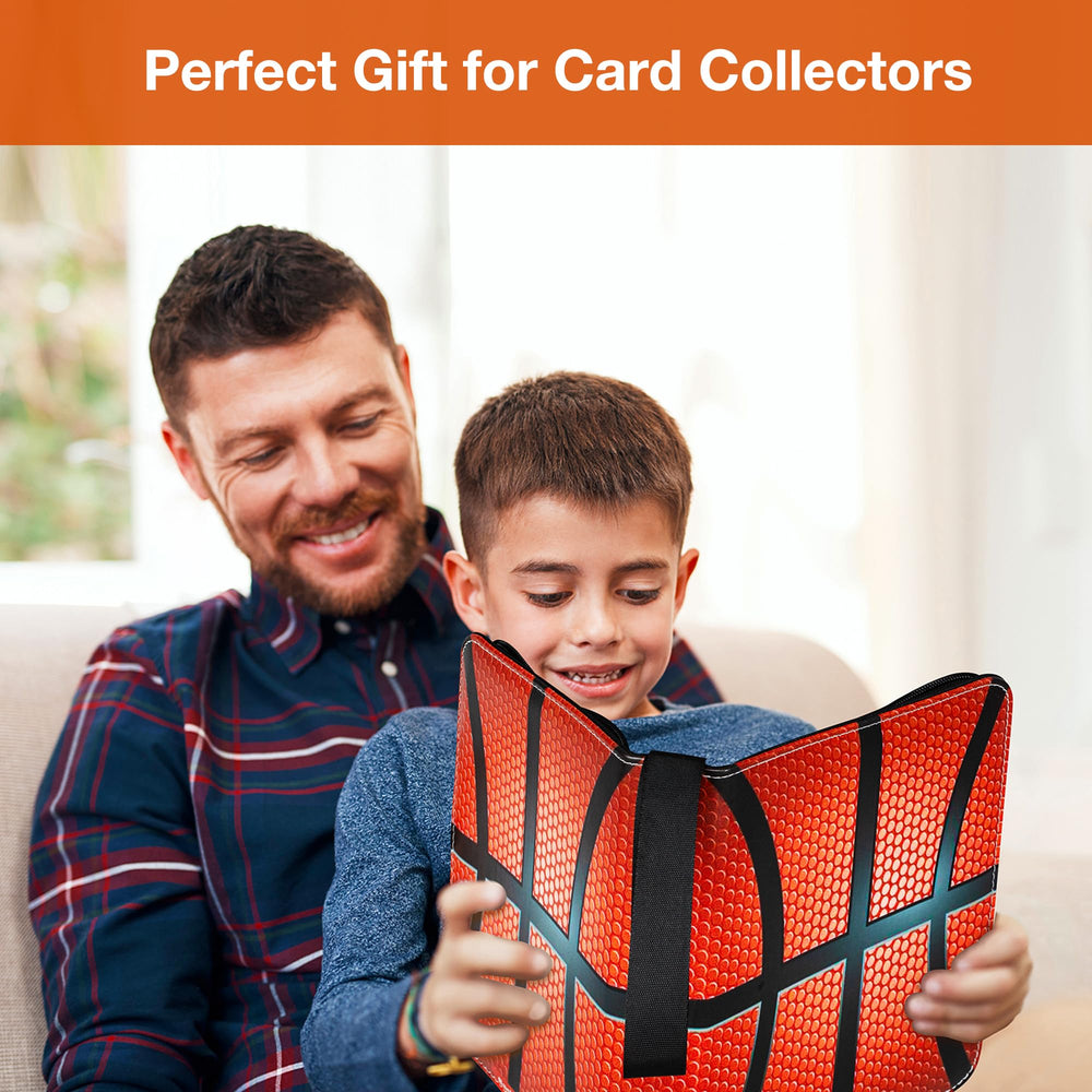RONMONG basketball card binder 55-sleeves 9-pockets per page improves organization