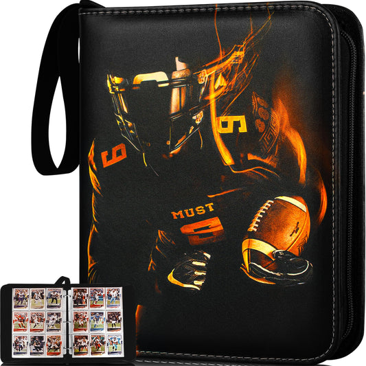 RONMONG football card binder cover for bold display of your collection.