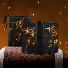 RONMONG PU leather exterior protects cards from wear and moisture.