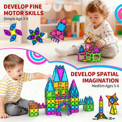Ronqs 3D building tiles support imaginative play and spatial reasoning.