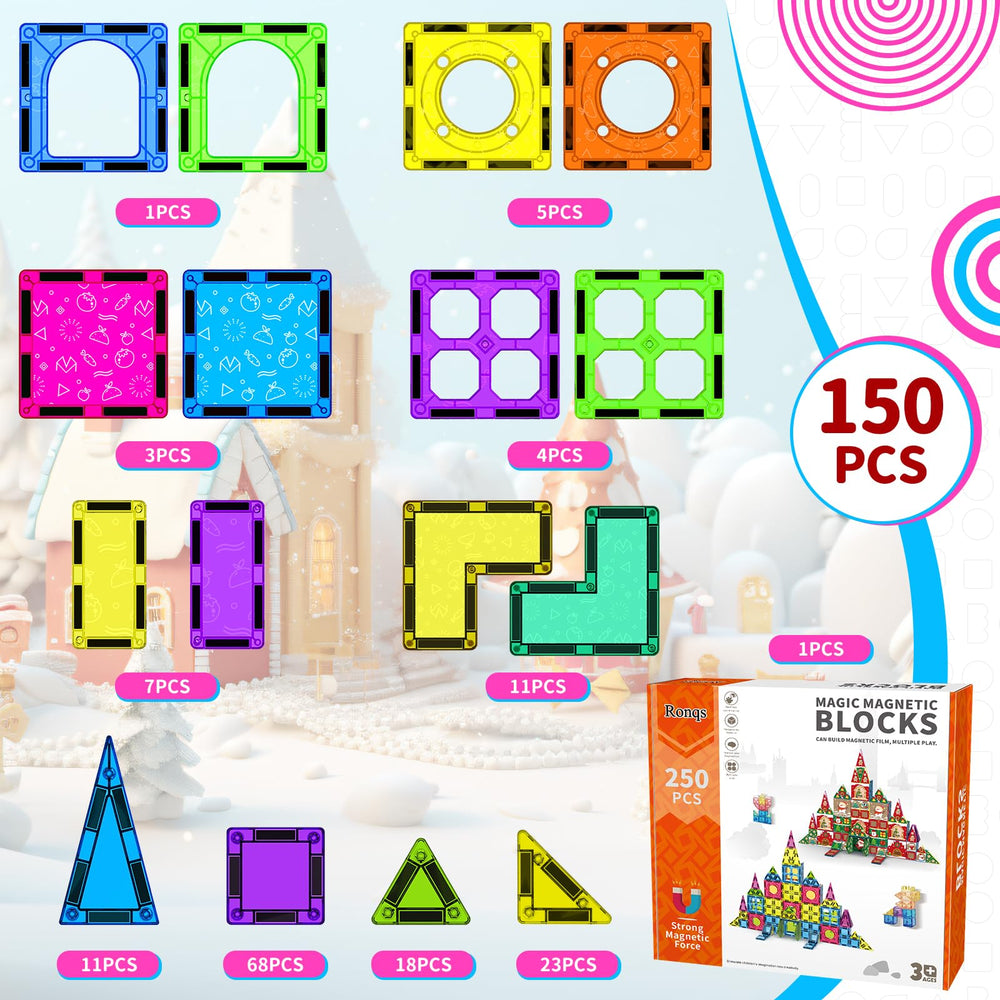 Ronqs learning potential shines as kids stack and explore shapes.