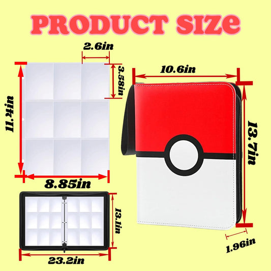 RONSOOBA interior with 900 card capacity and double pocket pages for organization
