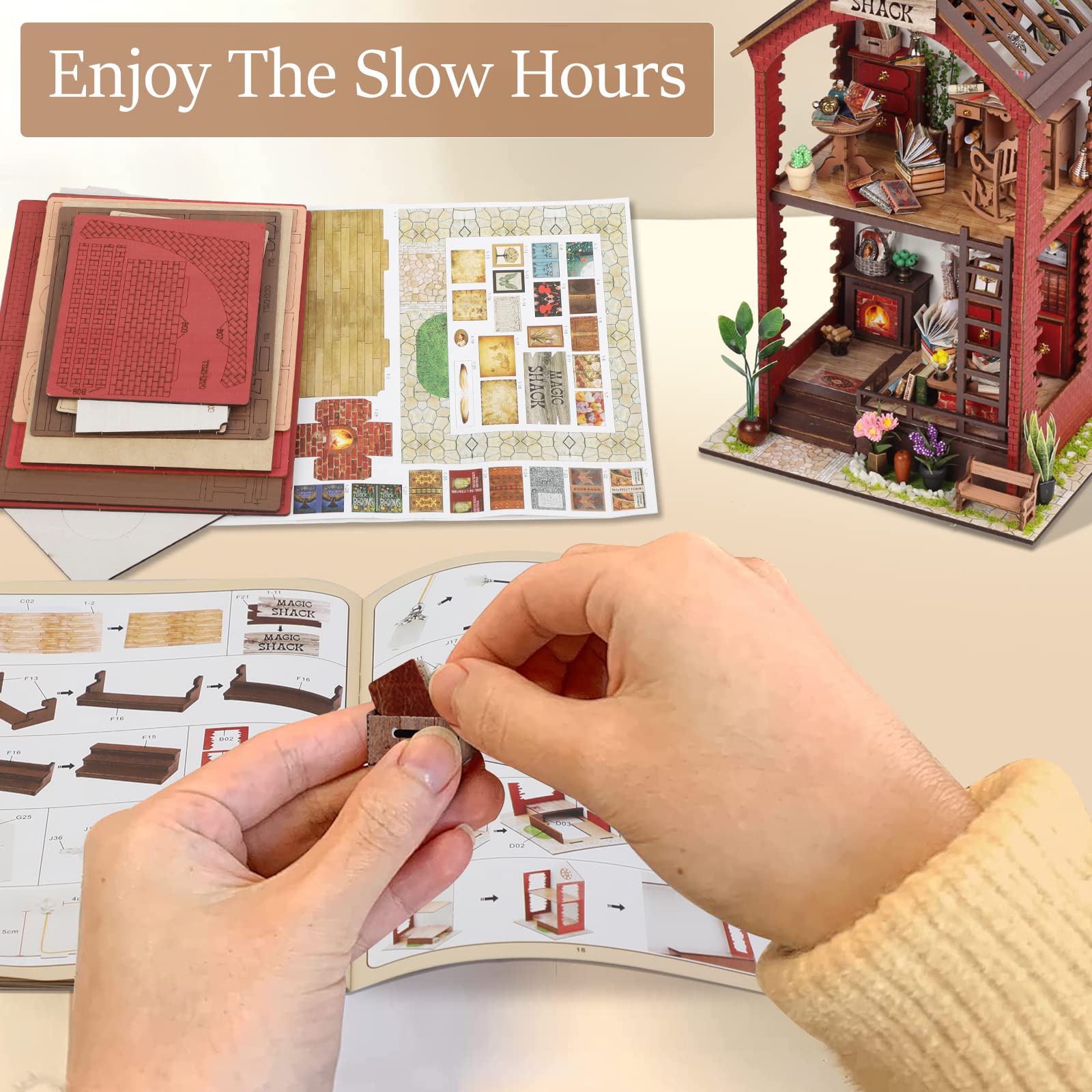 RONSTONE Booknook Creativity DIY process captures satisfying hands-on crafting
