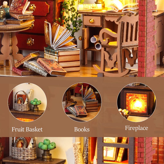 RONSTONE Booknook Creativity instruction page highlights easy steps for beginners