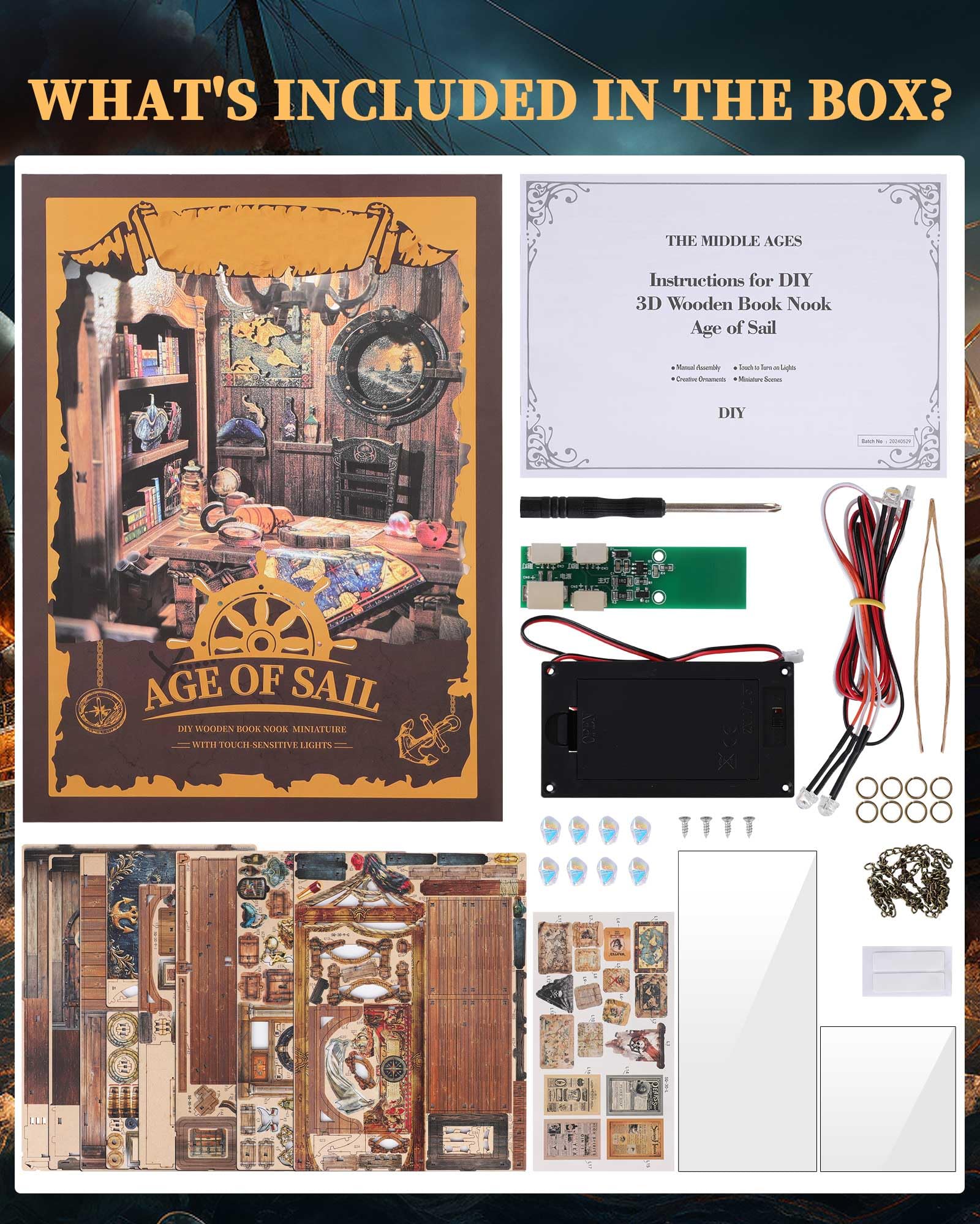 RONSTONE gift-ready craft kit for adults and hobbyists