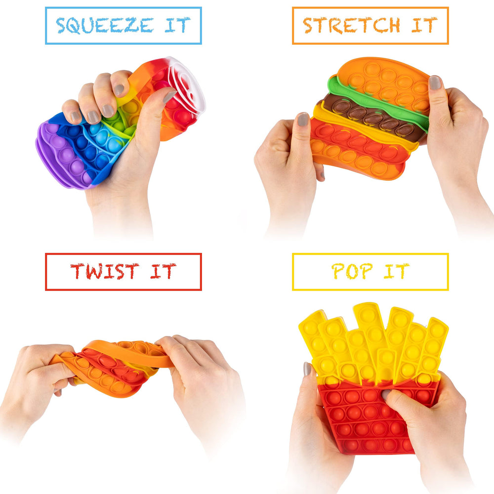 Ronton Pop Its pack close-up emphasizes reusable silicone texture and washability.