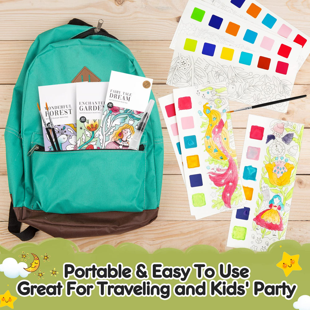 ROOCHKD handmade bookmarks included with the coloring books