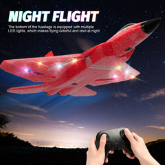 RoofWorld RC Plane remote controller highlights 2-channel 2.4GHz operation for easy control