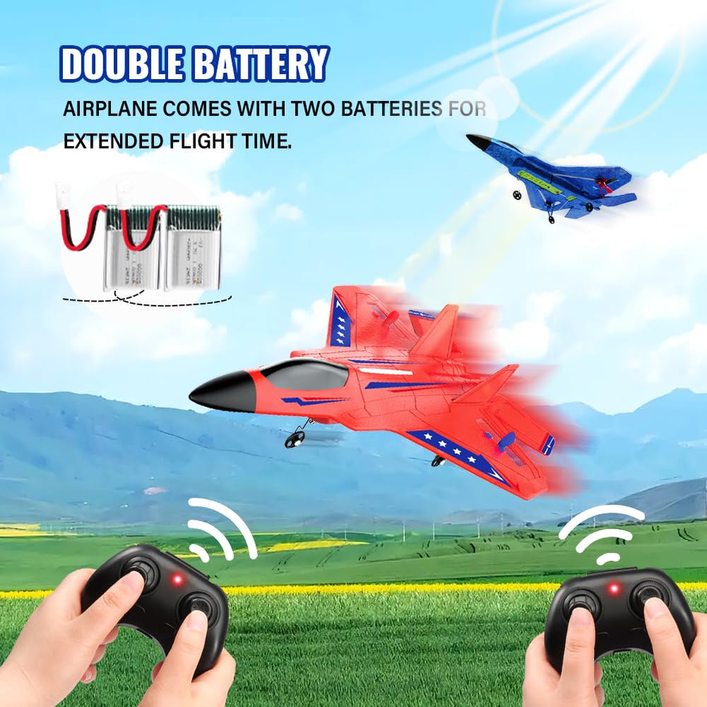 RoofWorld remote control with 2.4 GHz reliability enables precise maneuvering.