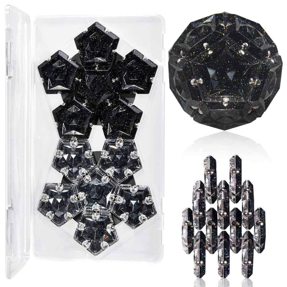 RoomyRoc Magnasphere crystal black panel for tactile exploration and shimmering visuals.