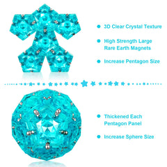 RoomyRoc Magnasphere crystal pattern surface close-up showing tactile texture and nerve-stimulation-inspired design