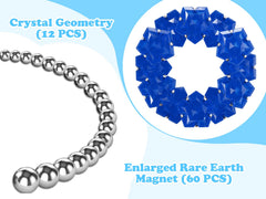 RoomyRoc Magnasphere pentagonal plates forming sculpture-like forms for spatial exploration