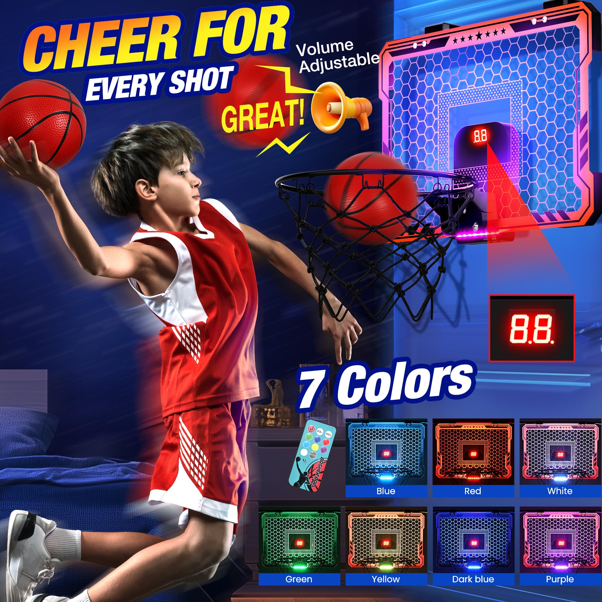 ropoda scoreboard with remote control for precise scoring and cheering
