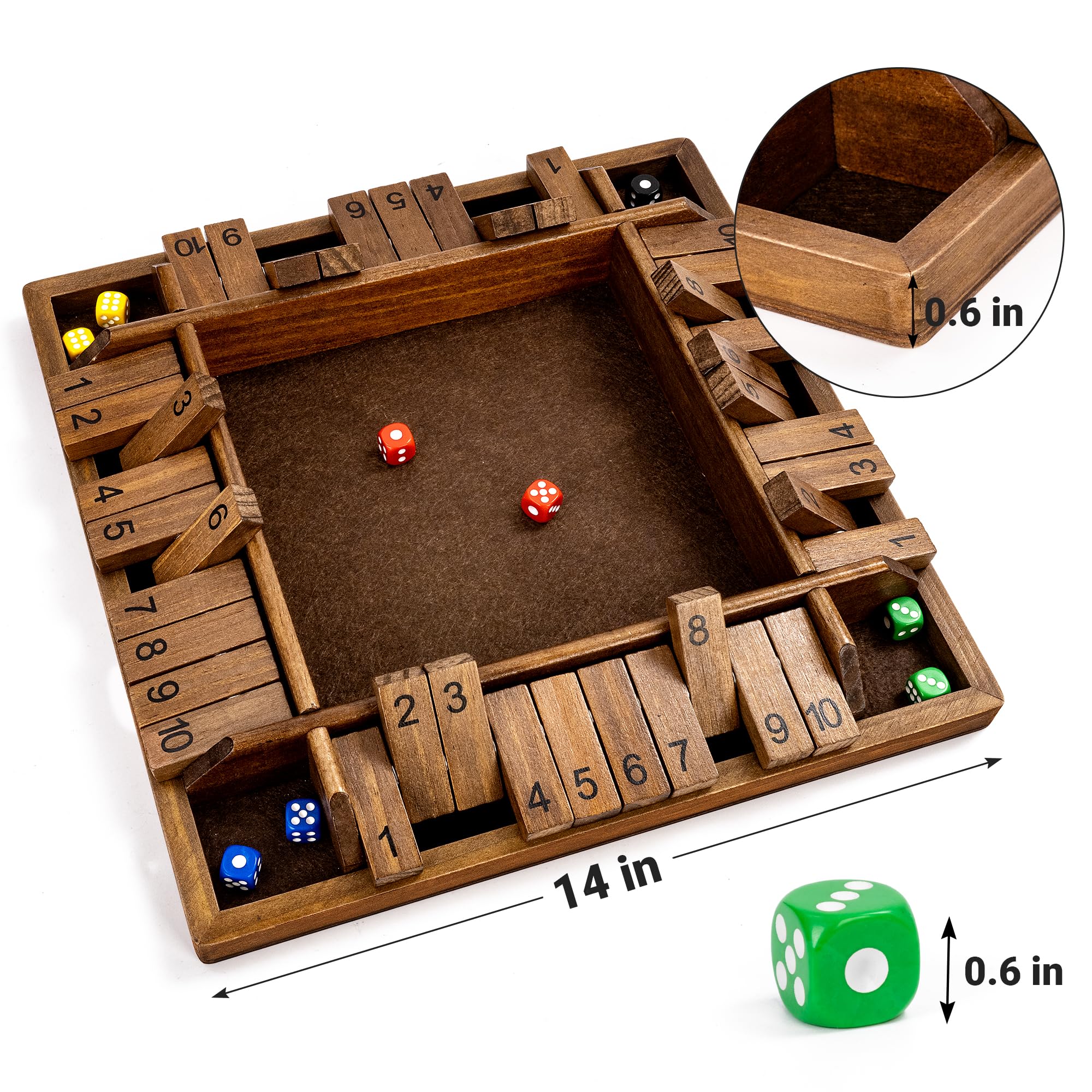 ropoda Pinewood board with 14x14x2 inch frame highlights premium build