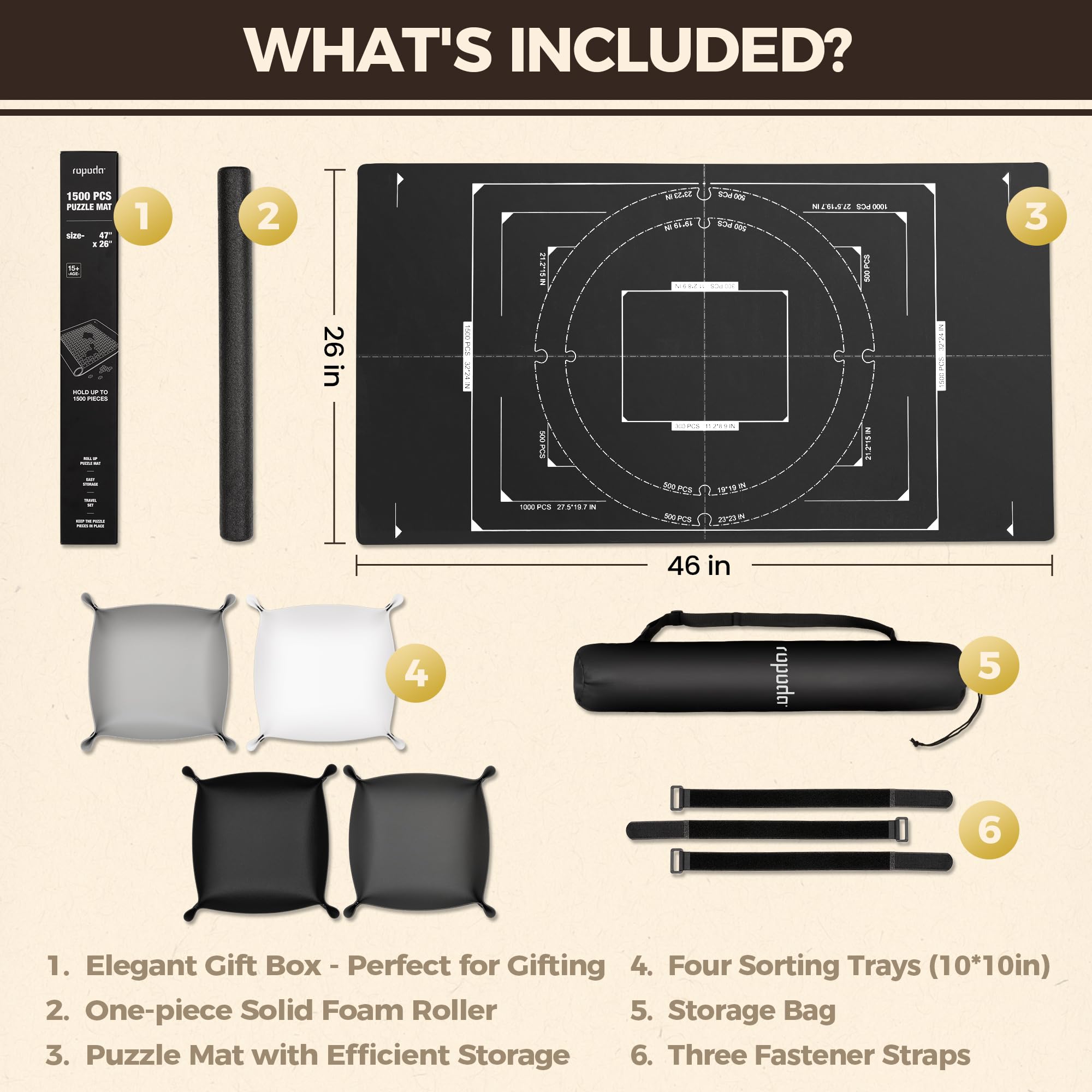 Ropoda compact rollup fits behind sofas and in closets
