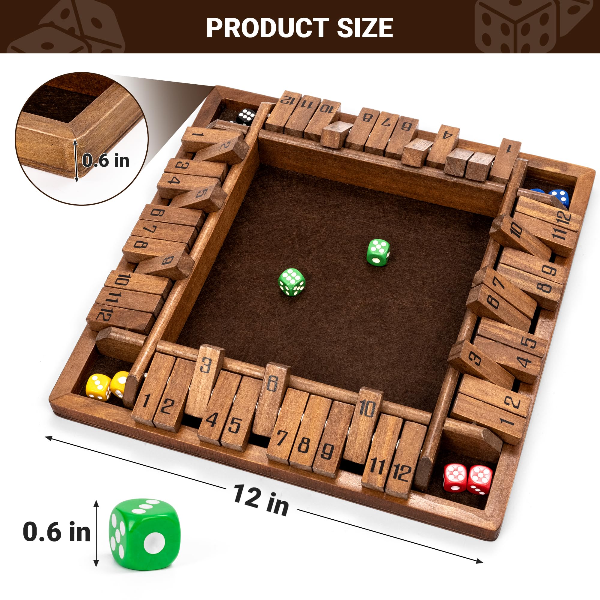 ropoda Shut The Box pinewood construction for timeless appeal