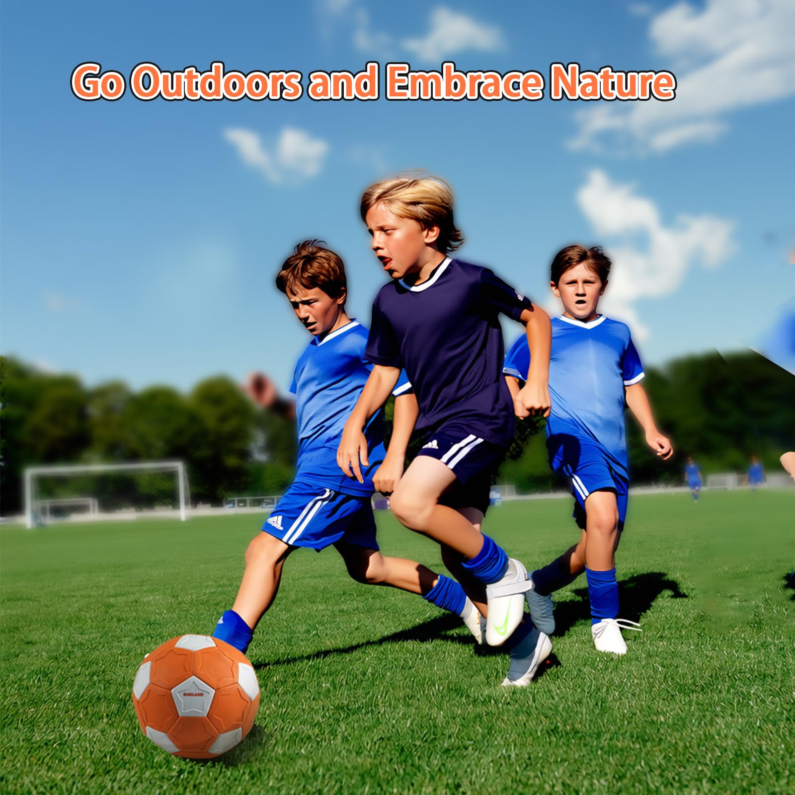 RORLAND Swerve and Curve ball in backyard, durable for outdoor practice.