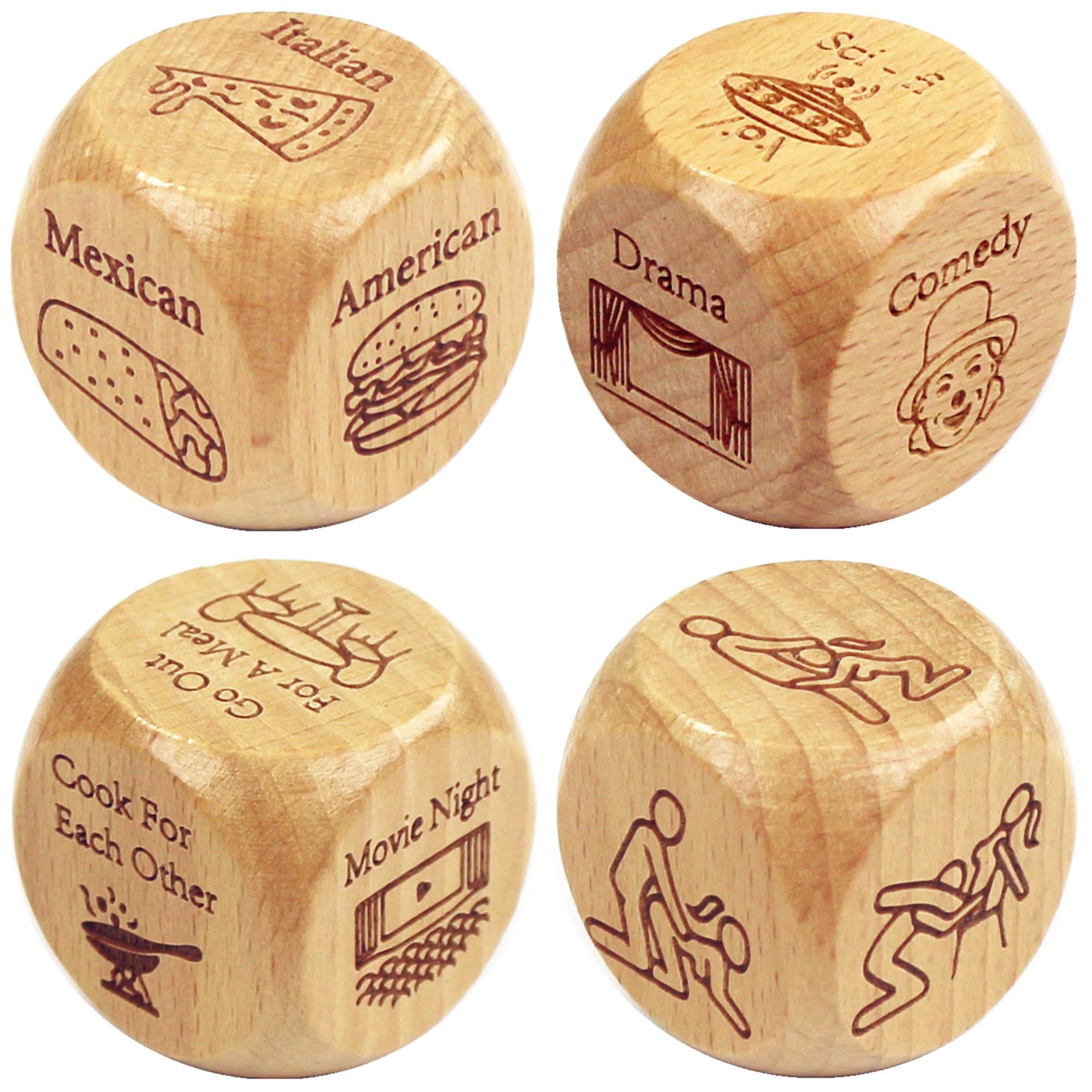 RORTUSAT date night dice box, portable packaging for on-the-go couple ideas.