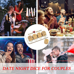 RORTUSAT Date Night Dice laser-engraved patterns highlight craftsmanship and readability.