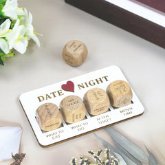 RORTUSAT Date Night Dice travel-friendly design fits in a small bag.