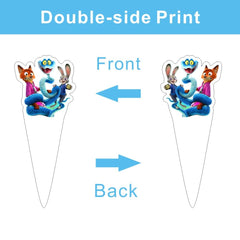Rosdeer Zootopia 2 cupcake topper hero-1 brightens cupcakes for a themed treat.