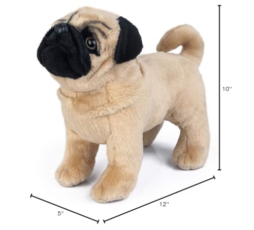 RoseAuroma pug plush gift idea for kids and collectors