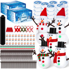 RoseFog Snowman Kit packaging shows large contents for many holiday crafts and family fun.