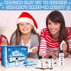 RoseFog hat, eyes, and buttons for cheerful snowman making