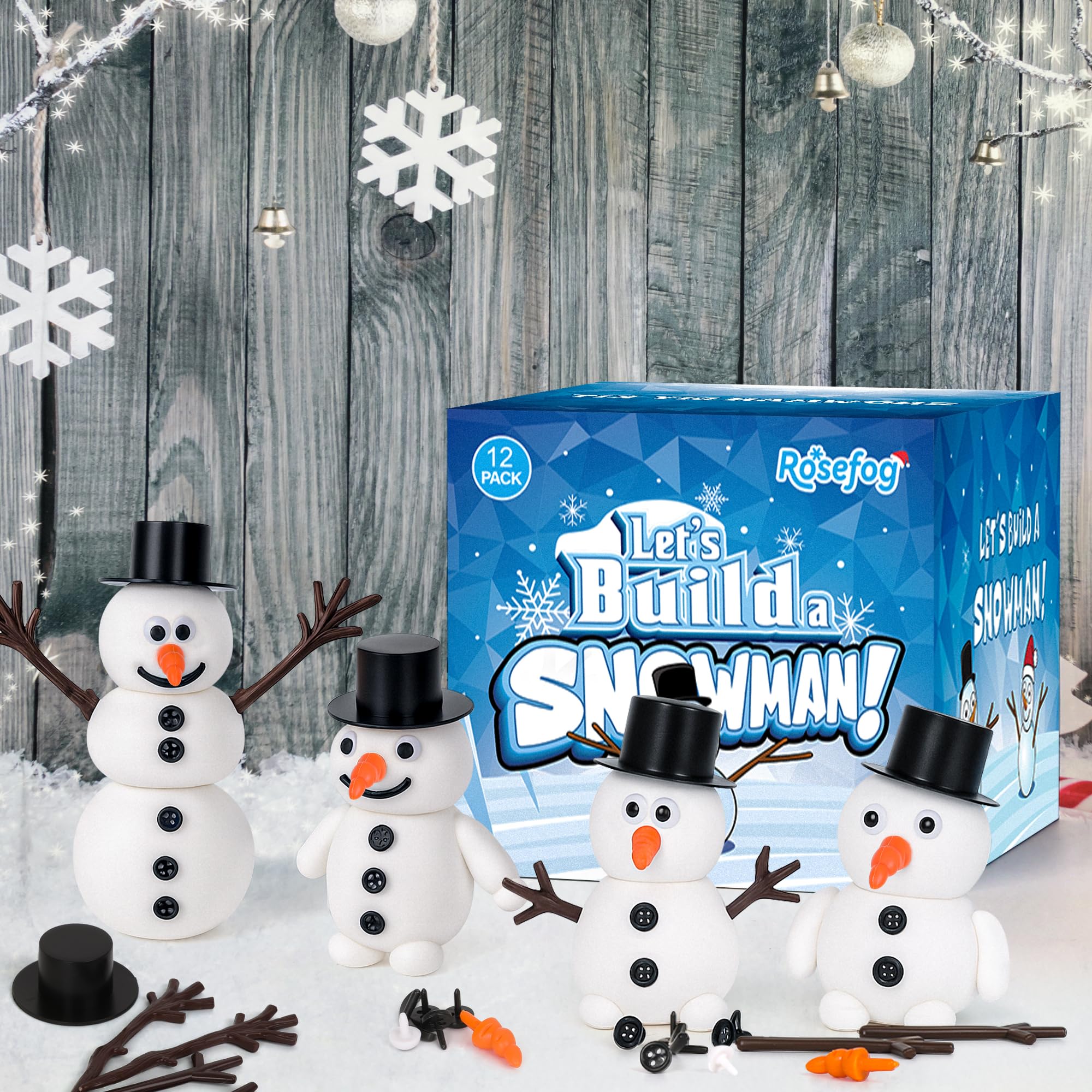 RoseFog snowman decor kit as a thoughtful stocking stuffer