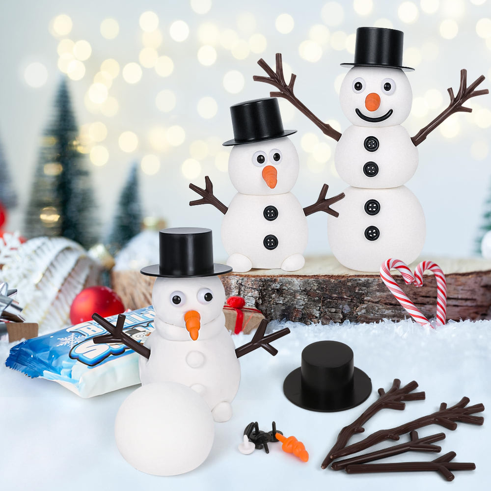 RoseFog Snowman Kit accessories enable quick customization with eyes, noses, and hats.