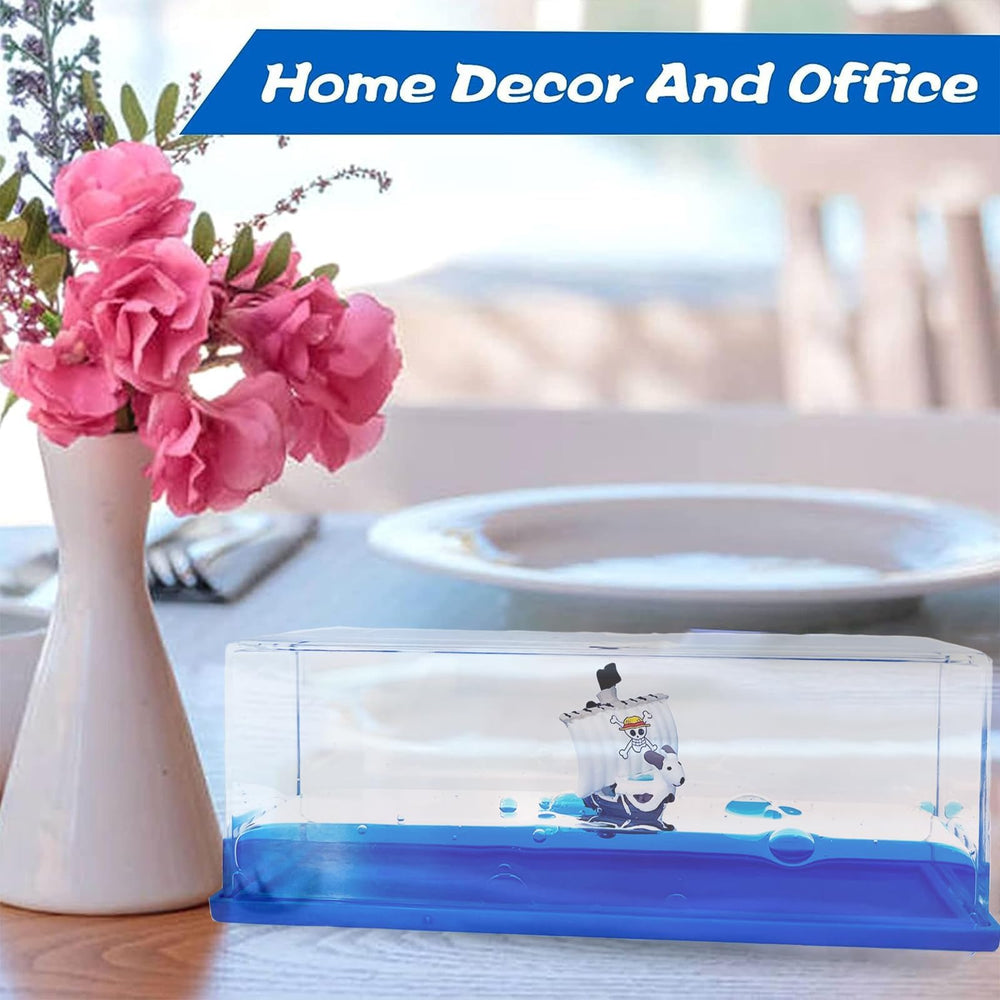 ROSSOM resin icebergs inside create realistic scene without sunlight exposure risks.